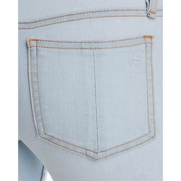 Rag & Bone Women's Dre Skinny Jeans Clean Chaseys Blue Light Mid Denim 27 NWT - Picture 15 of 16